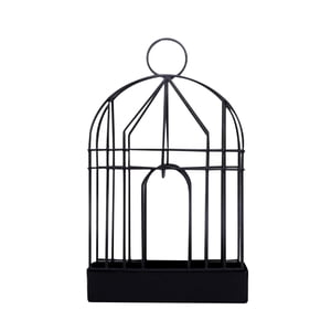 Bothyi - Soporte De Incienso Para Jaula De Pájaros, Estante Colgante Para Dormitorio, Decoración Interior Y Exterior, Negro