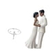 thumbnail image 2 of Figura de novio para tarta de boda, accesorio de micropaisaje DIY, novedad Traje blanco, 2 of 5