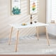 thumbnail image 2 of Mesa Rectangular de Comedor - Blanca 120x80 cms, 2 of 3