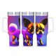 thumbnail image 1 of Chihuahua Vaso aislado de acero inoxidable con asa, diseño temático, regalo para familia, amigos y fans; incluye pajita y encaja en el portavasos estándar, 40 oz, 1 of 6