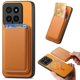 thumbnail image 5 of Funda de Cuero Magnética con Tarjetero para Xiaomi 14 Cubierta Delgada Amarillo, 5 of 5