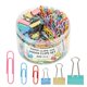 thumbnail image 1 of Juego de 440 piezas de clips de papel y grapas Mr. Pen en colores surtidos, 1 of 7