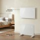 thumbnail image 2 of Panel Eléctrico Nordglass 1500w Wifi Radiador Vidrio Verken Blanco, 2 of 7