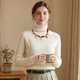 thumbnail image 4 of Bargains Únicos 1 Pc Collar de Bufanda Elegante con Encanto Ajustable Corbata Declaración Gargantilla para Mujeres Rojo, 4 of 5
