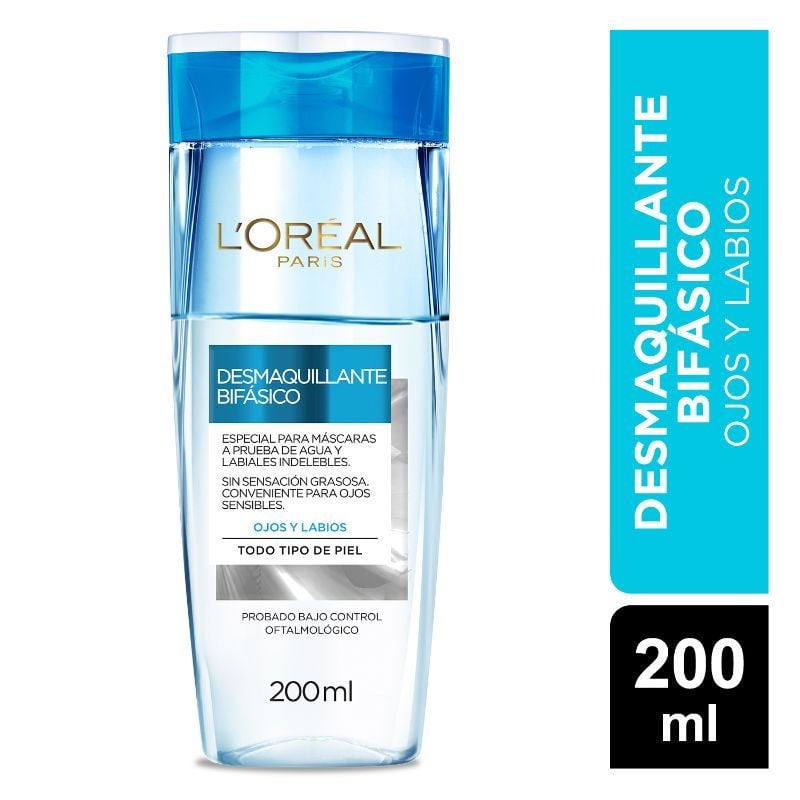L'Oréal Dermo Expertise - Desmaquillante Bifásico Hidra-Total 5 Todo Tipo De Piel Frasco.