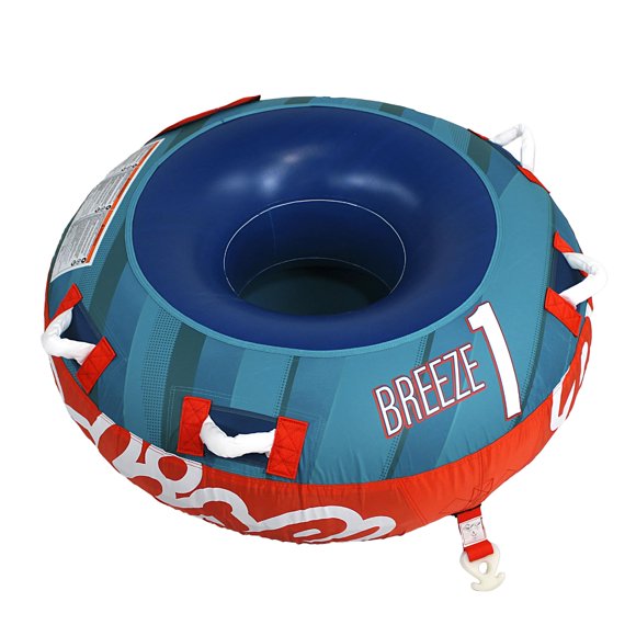 Tubo NorEast Outdoors Breeze 1 Pasajero Turquesa/Rojo