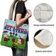 thumbnail image 3 of Charlie Brown's All-Stars Bolso de tela con estampado de lienzo para mujer, bolsa de compras reutilizable y estética, con cremallera interior, regalo para mujer,40*40cm., 3 of 6