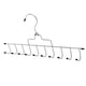 thumbnail image 1 of Organizador De Perchas Para Cinturón, 10 Ganchos, Organizadores De Bufandas Para Accesorios, Bufandas, Corbatas, Negro, 1 of 4