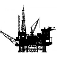 Rienda Libre Graphics - Decomural Oil Rig Ocean Boats Drill Ws-17847