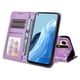 thumbnail image 3 of Funda tipo cartera FOXDOCK para OPPO Reno 7 4G , diseño girasol en relieve, cuero PU, cierre magnético, soporte y tarjetero, 3 of 5