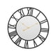 thumbnail image 3 of Reloj Silencioso Decoración Números Grandes Pantalla de 12H Funciona con Pilas Redondo para Baño Sala de Estar Cafés Niños Niñas Ancianos , Negro, 3 of 5