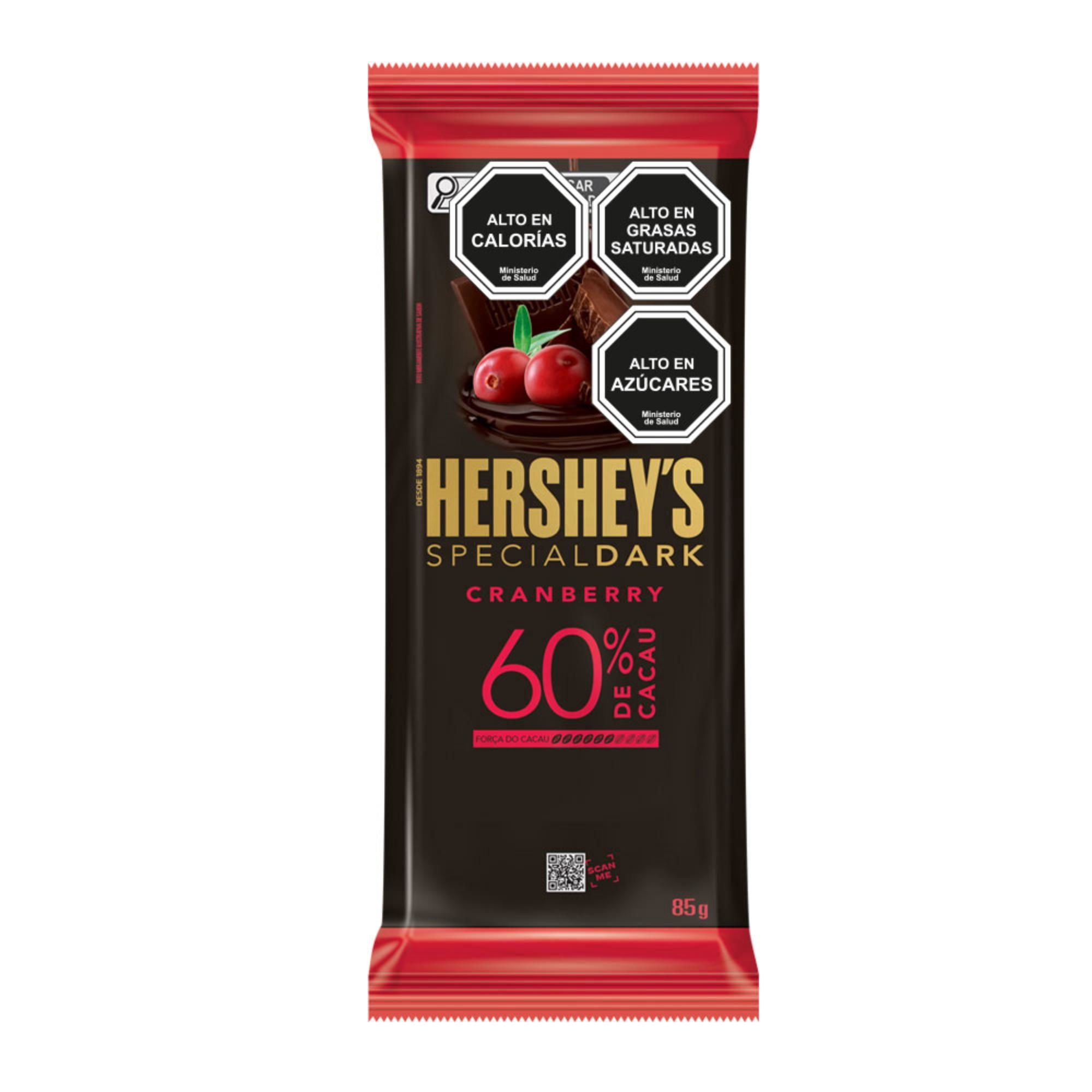 Chocolate En Barra Special Dark Cranberry 85 g Hershey's