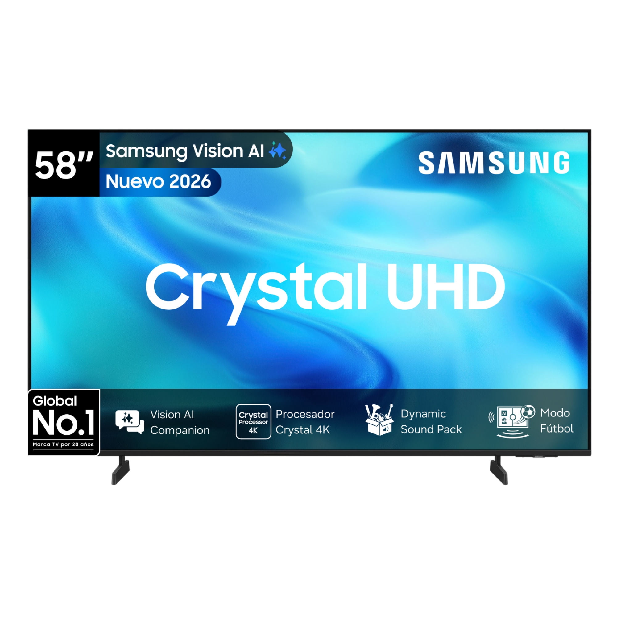 Televisor  58" Crystal UHD U8500H 4K Samsung Vision AI Smart TV (2026) + Control por Voz