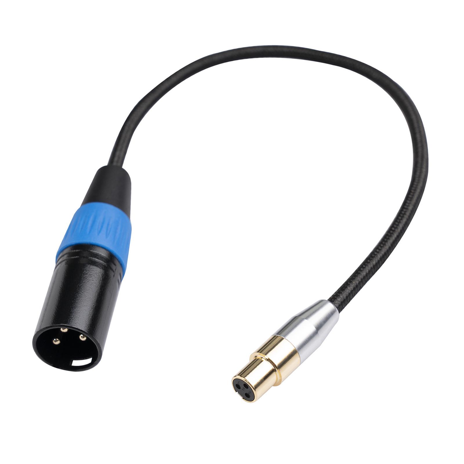 Magideal - Cable Adaptador Xlr A Mini Xlr De Reducción De Ruido De Cables De Extensión De Sonido Adaptador De Micrófono Para Mezclador , 1 M 1M