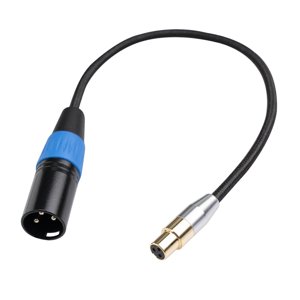 Magideal - Cable Adaptador Xlr A Mini Xlr De Reducción De Ruido De Cables De Extensión De Sonido Adaptador De Micrófono Para Mezclador , 1 M 1M
