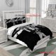 thumbnail image 1 of Besiktas Player No. 27 Rafa Silva Black And White Style Pattern Three-Piece Set Soft And Comfortable bedding Suitable for All Seasons, 1 of 1