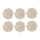thumbnail image 1 of 6 Posavasos Redondos De Algodón De Ganchillo Para Mesa De Centro, Para El Hogar, Cumpleaños, Balcón, Color Blanco, 1 of 5