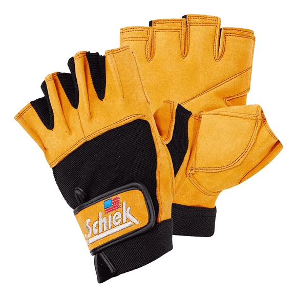 Guantes De Gimnasio Para Pesas Schiek 415 Power Series Xl Cuero Natural