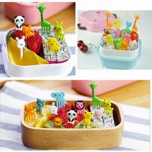 Oem - Mini Tenedores De Fruta De Animales Para Niños