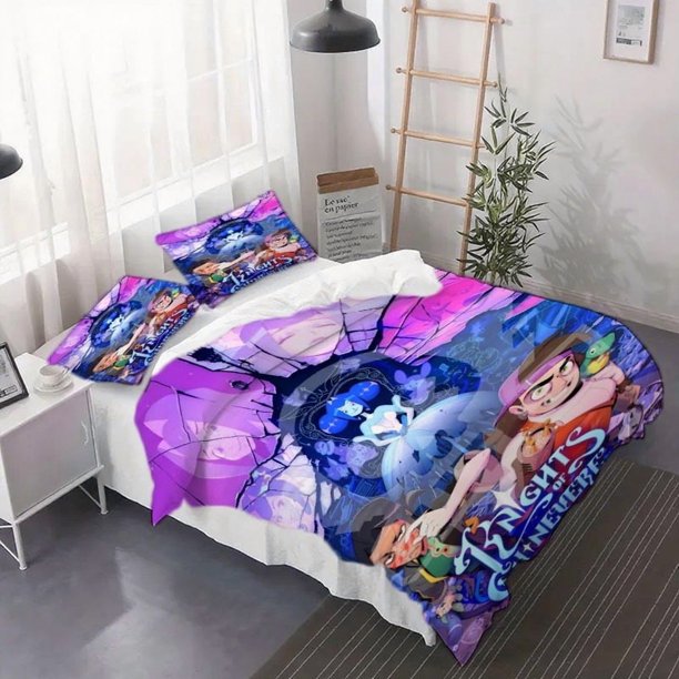 Three-Piece Knights of Guinevere Promotional Poster Art Printed Duvet Cover Set Includes Duvet Cover + Pillowcases