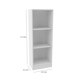 thumbnail image 3 of Librero 2 Repisas 40x25x112 Blanco, 3 of 4