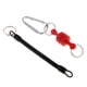 thumbnail image 1 of Cordón De Pesca En Espiral De Alambre De Acero Con Liberación De Red Magnética Y Hebilla Rojo, 1 of 5