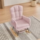 thumbnail image 2 of Pink Teddy Rocking Armchair, 2 of 3