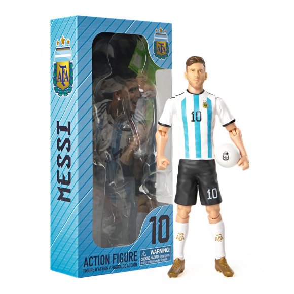 Figura de acción Sockers Messi Argentina 20 cm coleccionable