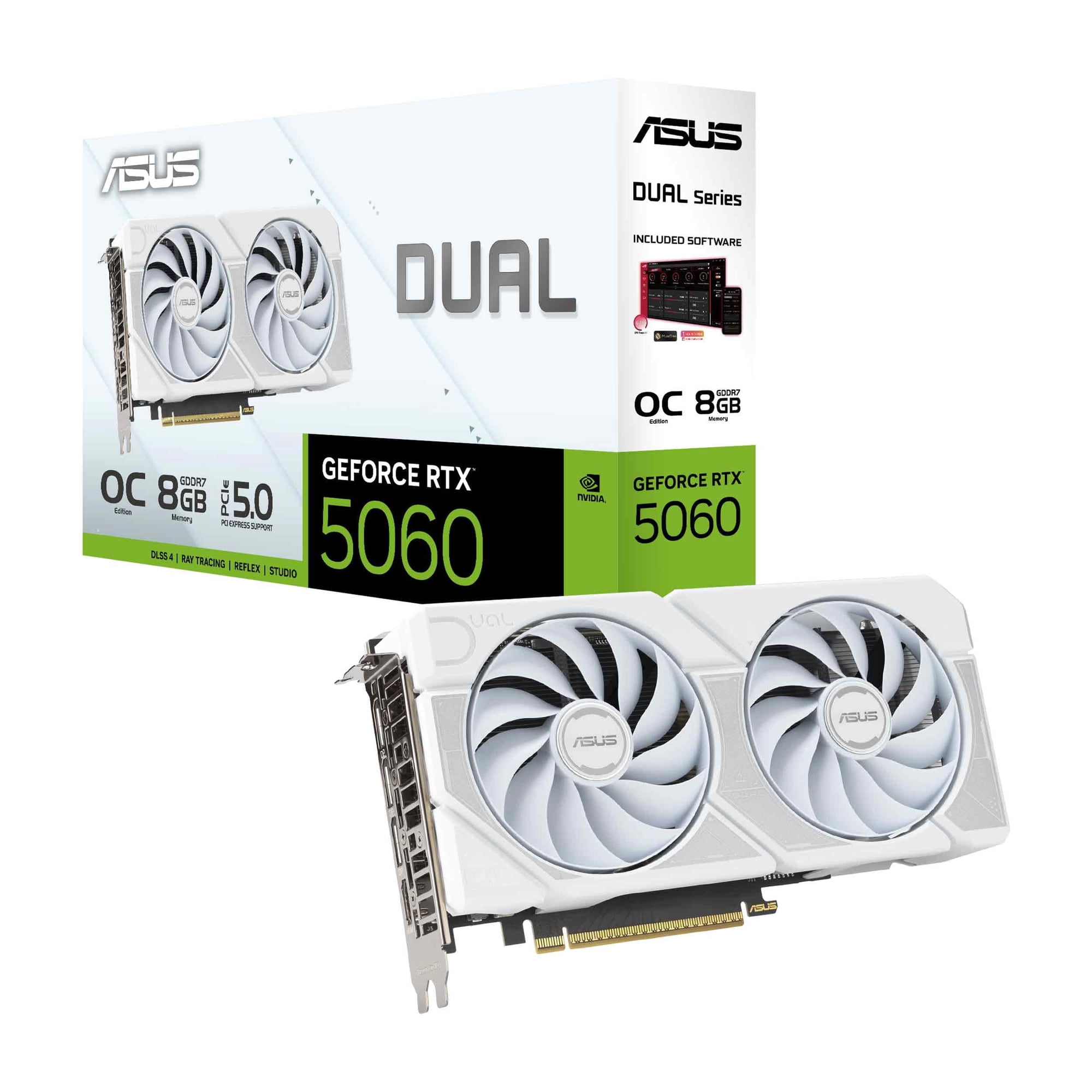 Tarjeta Gráfica Asus Dual Geforce Rtx™ 5060 8gb Gddr7
