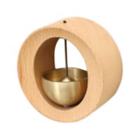 Bothyi - Timbre De Latón De Madera Campana De Viento Apertura De Puerta Adorno De Nevera Campana De Comerciantes