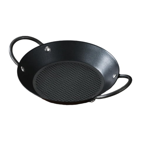 Magideal - Sartén Antiadherente Para Paellera, Olla Multiusos Para El Hogar, Sartén De Dos Asas, Plancha Para Hornear, Cocinar En La Estufa, Acampar En El Hogar Longitud 223Cm