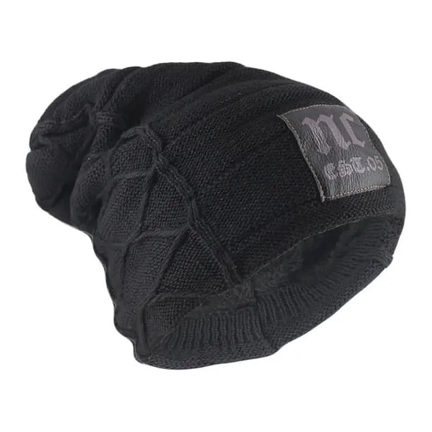 Gorro Invierno Hombre de Lana con Forro Moda Masculina