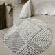 thumbnail image 2 of Alfombra Redonda Palafito Gris 160 x 160 cm, 2 of 6