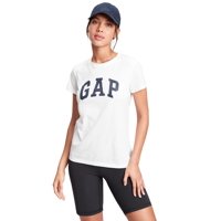 Camiseta Gap Con Logotipo Clásico Para Mujer, Blanca, Talla S