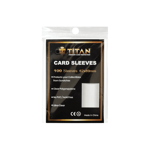 Protector Small Titan Pro 62x89mm - Clear 100u