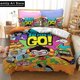 thumbnail image 1 of FashionTeen Titans Go Bedding Set Boys Girls Duvet Cover Pillowcase Bed Adult Bedroom, 1 of 5