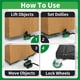thumbnail image 3 of Furniture Dolly Nest Easy Heavy Duty 1360 kg con cinta métrica, 3 of 9