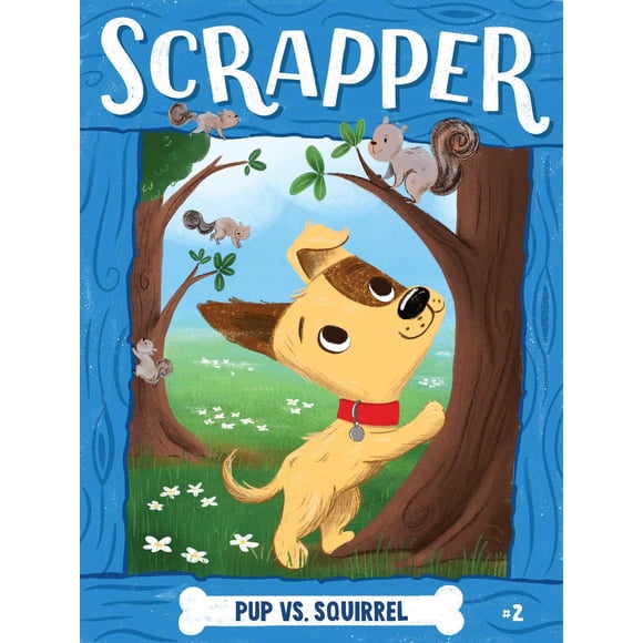 Libro Little Simon Pup vs. Squirrel Serie Scrapper
