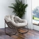 thumbnail image 1 of Outdoor Rattan Rocking Chair,Padded Cushion Rocker Recliner Chair Outdoor for Front Porch, Living Room, Patio, Garden, Beige, 1 of 3