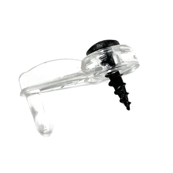 Clips para paneles E.H.C. 25 unidades transparentes con inserción de 5/16"