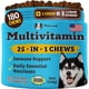 thumbnail image 1 of Masticables Multivitamínicos 25 en 1 Natural Dog Company 180 unidades, 1 of 8