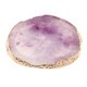 thumbnail image 3 of Resina de imitación Ágata Nail Art Palette Drink Coaster Copa Mat Decor Purple, 3 of 5