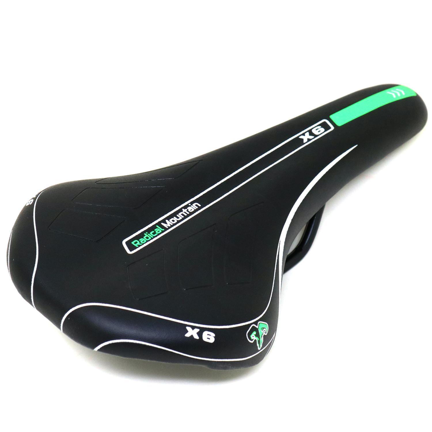 Asiento Mtb Negro/verde Radical Mountain
