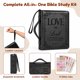 thumbnail image 3 of Funda para Biblia IYGHV de cuero PU 26 × 21 × 6 cm negra, 3 of 6