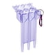 thumbnail image 1 of Caja De Almacenamiento De Dardo De Nylon Portátil Caja De Dardo Transparente Con Hebilla De Cierre Púrpura, 1 of 3
