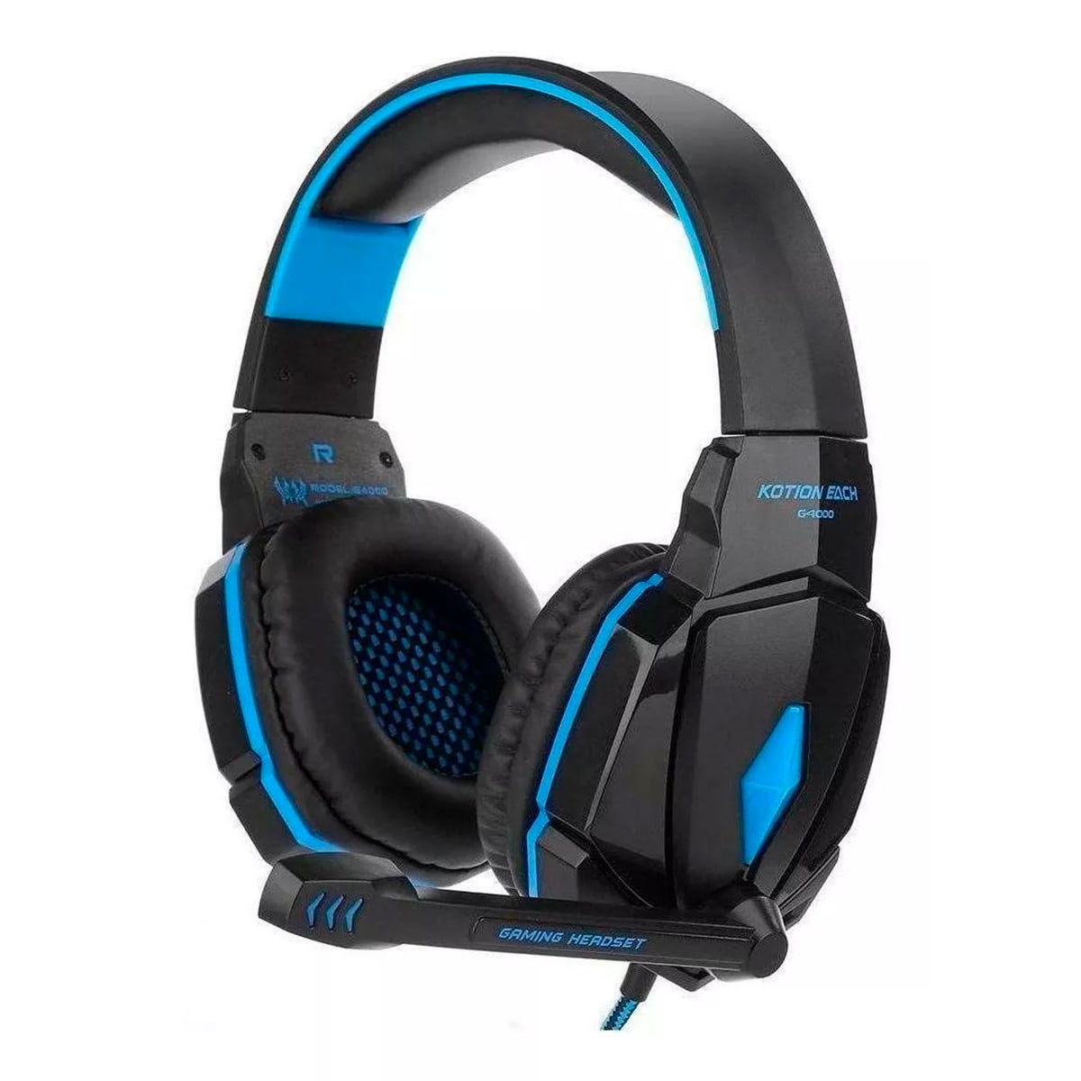 Audífonos Gamer Profesional Kotion Each G4000 Azul