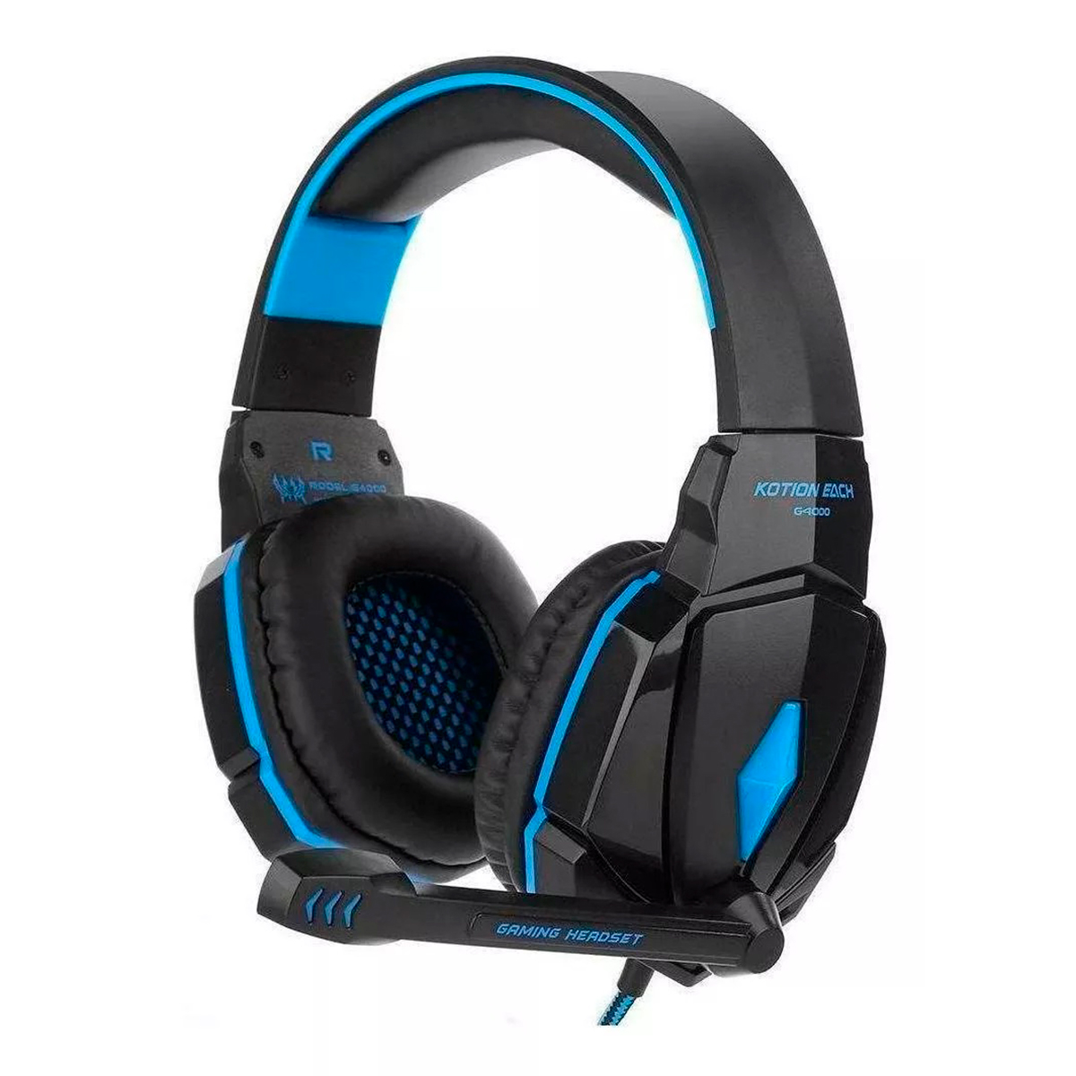 Audífonos Gamer Profesional Kotion Each G4000 Azul