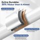 thumbnail image 4 of Asta de bandera Anovo 150 cm Acero inoxidable Blanco – Kit, 4 of 7