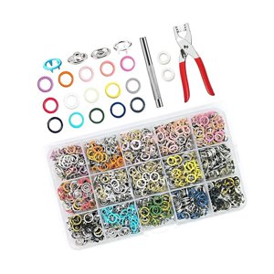 Bothyi - 300 Juegos De Botones A Presión Con Alicates De Sujeción Juego De Herramientas De Prensa Para Chaqueta De Costura