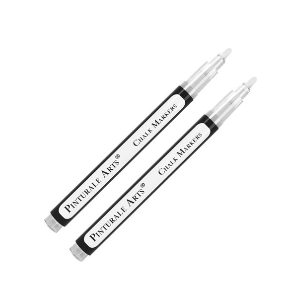 Marcador de tiza blanco 2 mm Pinturale Arts (2 unidades)